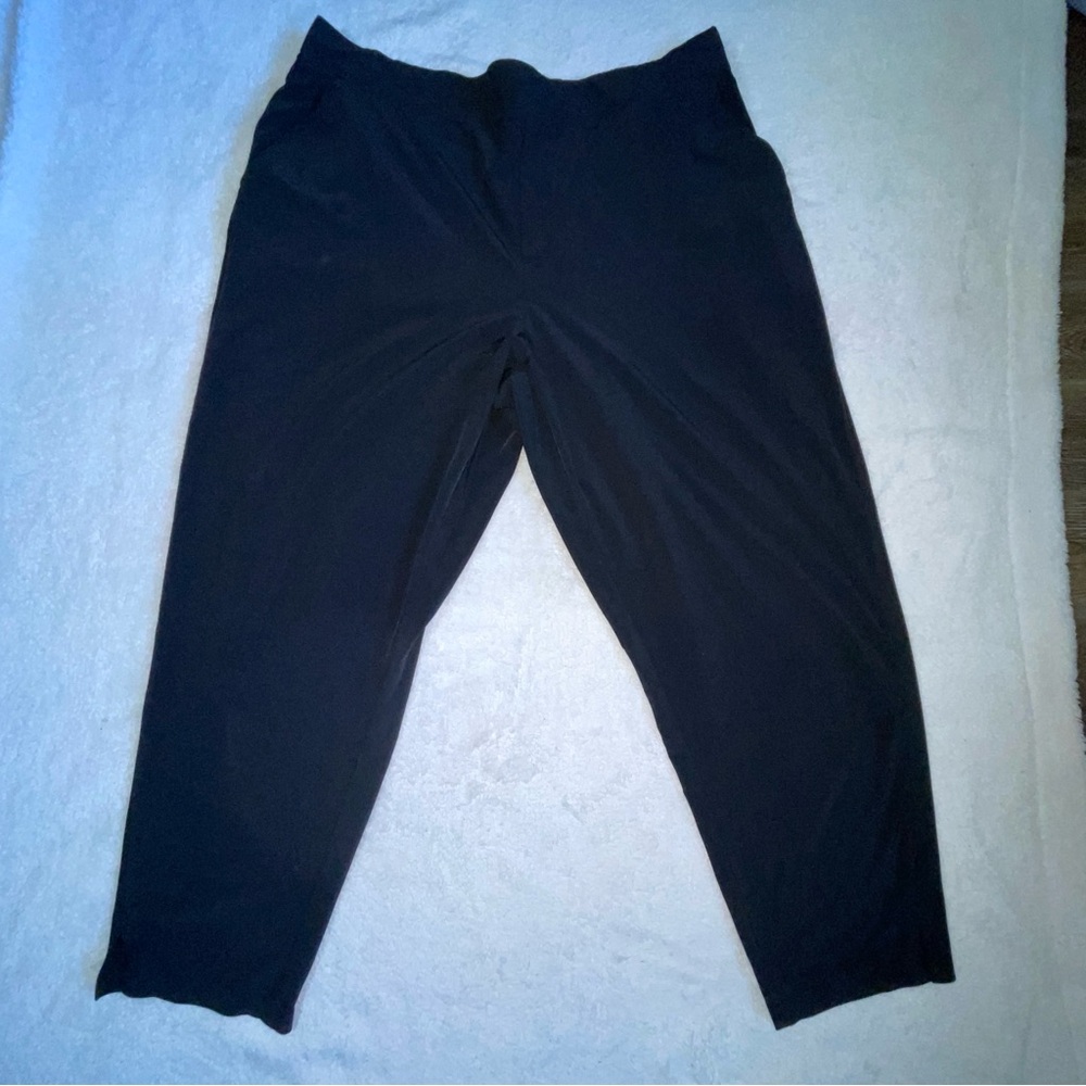 Athleta Black Brooklyn Mid Rise Pull On Ankle Pants Size 20